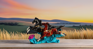 Modern Two-Running-Horse Feng Shui Statue for Home Decor Handmade Wedding Gift Birthday Housewarming Award Ceremony Showpiece - Product Image 5