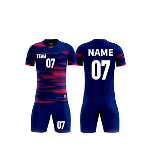 Maillot de football unisexe personnalisé pour adultes, en polyester respirant, pour hommes, uniforme de football OEM pour femmes - Product Image 1