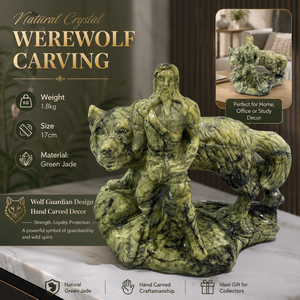 Vente en gros <span class=keywords><strong>de</strong></span> sculptures <span class=keywords><strong>de</strong></span> loup-<span class=keywords><strong>garou</strong></span> en cristal naturel, produits personnalisés acceptés, décorations en cristal très demandées - Product Image 3