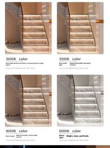 גוף אלומיניום הוביל מחרוזות אור שלב פנס עבור שליטה גוף האדם חישה התקנה קלה התקנה שחורה pcb 8 מ "מ רוחב הבית - Product Image 6