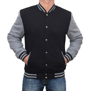 2025 mode décontracté coton Letterman Baseball Bomber veste légère varsity veste avec col montant - Product Image 5
