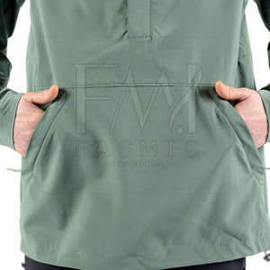 Veste coupe-vent décontractée pour femmes - Couleur et logo personnalisés, tissu tricoté respirant imperméable, à capuche - Product Image 6