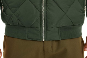 Veste de pilote de plein air pour hommes, vert olive, esprit, blouson de style unique et respirant de haute qualité, veste matelassée en satin de conception OEM - Product Image 5