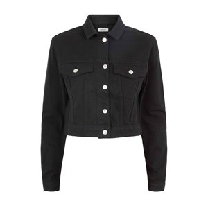 Vestes en jean pour filles Spark Clothing de haute qualité, couleur noire, poche avant, fermeture à boutons mobiles, décontractées, imperméables, courtes, pour l'hiver - Product Image 6