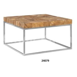 Handcrafted Silver Stainless Steel & Top Solid Marble <b>Round</b> <b>Side</b> <b>Table</b> With Hand Polished Snack Tea & Coffee <b>Table</b> for Office - Product Image 2