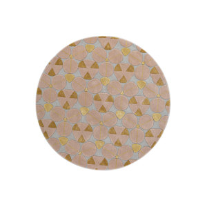 Alfombra de Lana y Viscosa Tejida a Mano Jaipur Wunderkammer Azul, Diseño Rectangular con Rayas Geométricas para Sala de Estar, Modelo Top-103 - Product Image 1