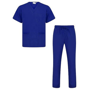 Uniformes Médicos de Alta Calidad al por Mayor para Enfermeras, Uniformes de Hospital, Pantalones Deportivos de Mezclilla, Uniformes de Enfermería de Manga Corta, Conjuntos de Uniformes de Spa, Opciones Personalizadas - Product Image 3