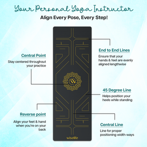 Esterilla de yoga ecológica ultrafina Wiselife: ligera, fuerte y sostenible - Product Image 2