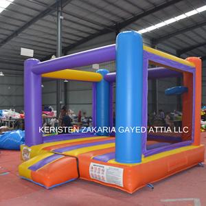 Commercial 4x4m <b>Inflatable</b> Bounce House Combo PVC Jumping Castle Heavy Duty Kids Bouncy Castle with Slide For Sale - Product Image 1
