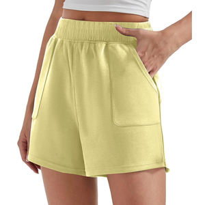 Y2K Streetwear femmes Shorts décontracté été confortable élastique taille haute Shorts de course avec poches Shorts pour femmes Shorts d'été - Product Image 6