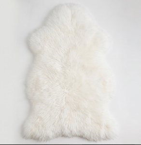 Alfombra de Piel de Oveja Blanca - Product Image 2