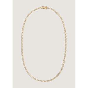 Madison Yellow Gold Diamond Tennis <b>Necklace</b> - Product Image 1