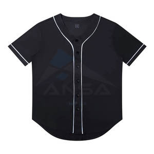 Maillot de baseball et de softball pour hommes et jeunes, personnalisé, à manches courtes, vente en gros d'usine, équipe de baseball et de softball personnalisée - Product Image 3