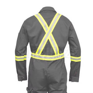 Mono de seguridad hecho a medida de nuevo diseño, mono de seguridad reflectante de alta visibilidad para el trabajo - Product Image 6