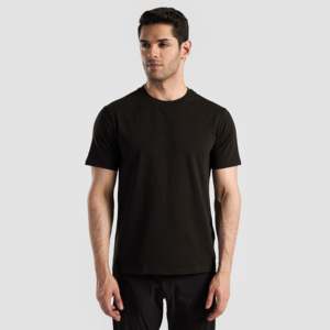 เสื้อยืดโอเวอร์ไซส์ All-Day Wear 2.0 สีดำ ผ้าเจอร์ซีย์คอตตอน 100% เนื้อหนา ลายพิมพ์สกรีน สำหรับทุกโอกาส - Product Image 1