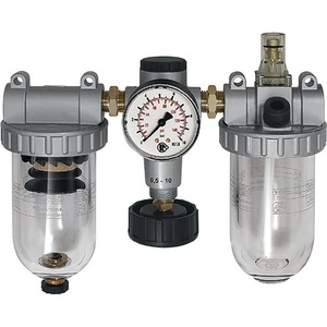 Unidad de Mantenimiento Semiautomática RIEGLER BG III de 3 Piezas, Rosca Estándar de 1/2'', 3200 L/min, 259 mm, Accesorios y Piezas para Herramientas Neumáticas - Product Image 1