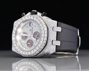 Reloj de movimiento de cuarzo helado de Hip Hop de lujo, esfera analógica personalizada, diseño de moda, probador de diamantes VVS, nueva moissanita de gama alta - Product Image 2