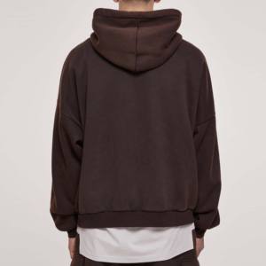 Sudadera con Capucha Extra Grande de Felpa Francesa Vintage 100% Algodón con Diseño de Cremallera, Ropa de Calle de Invierno para Hombre - Venta al por Mayor - Product Image 4