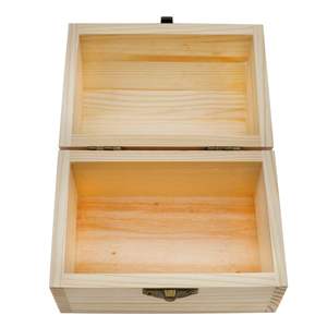 Mini organizador de joyas de viaje de terciopelo personalizado con diseños únicos, joyero de madera marrón para anillos, pendientes de HF CRAFTS - Product Image 1