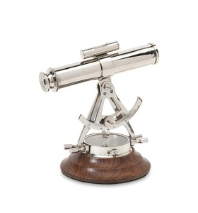 Telescopio Alidade con brújula náutica latón antiguo marino coleccionable rústico Vintage decoración del hogar regalos telescopio Alidade - Product Image 1