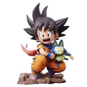 Figura de Son Goku de Dragon Ball Z, Material Plástico, Inspirada en la Animación Japonesa - Product Image 1