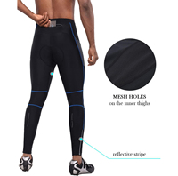 Équitation VTT Collants De Cyclisme Respirant Anti-UV Séchage Rapide Plus La Taille Rembourré Legging Unisexe Roubaix Pantalon