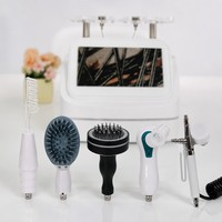 Analyseur de cheveux, de peau et de cuir chevelu professionnel portable 5 en 1 avec système de détection par caméra HD 200X, technologie de topographie 3D, compatible Wi-Fi