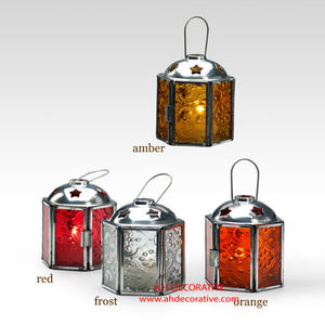 Porte-bougie chauffe-plat en métal en forme d'arbre de Noël avec couleur personnalisée pour une utilisation en intérieur/extérieur - Product Image 5