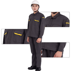 Conjunto de ropa de trabajo de soldadura de construcción personalizable transpirable de talla grande de alta visibilidad para hombres y mujeres - Product Image 1