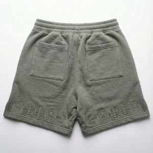 Custom Heavyweight Polyester Fleece <b>Bermuda</b> <b>Shorts</b> <b>Women</b> Embroidered Eco-Friendly Breathable Streetwear Baggy Casual Gym Sports - Product Image 2