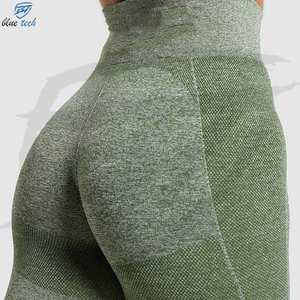 Leggings élastiques souples à taille haute pour femmes, leggings de contrôle du ventre pour filles, pantalons de yoga amincissants, leggings d'entraînement de fitness pour femmes - Product Image 5