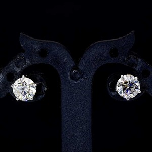 Boucles d'oreilles en or rose et blanc 18 carats en gros avec diamant Zircon jaune classique pour femmes-Fine Jewelry - Product Image 1