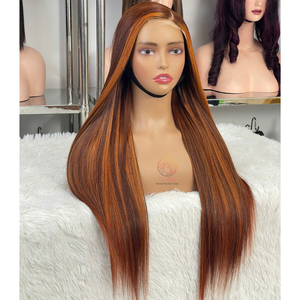 Venta al por mayor Raw Vietnamita Virgen Cabello Humano Cierre de Encaje Frontal Peluca Hueso Recto Pelucas Sin Pegamento Cabello Humano Encaje Frontal Pelucas Altas - Product Image 2