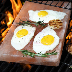 แผ่นตะแกรงเกลือหิมาลายันขนาด2x8x12นิ้วรูพรุนแข็งสำหรับเสิร์ฟอาหารออกแบบได้ตามต้องการ - Product Image 5