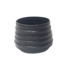 Maceta de hierro en forma redonda para el hogar, balcón y jardín, maceta para jardín, Patio, interior, exterior, producto a granel hecho a mano - Product Image 1