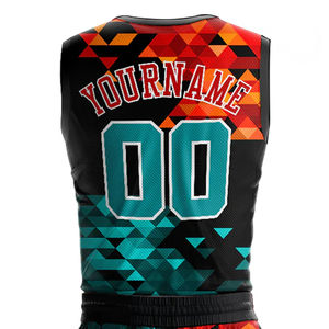 Uniforme de Baloncesto Masculino con Diseño Sublimado en 3D de Última Generación, Uniforme de Baloncesto Masculino Sublimado de la Mejor Calidad con su Logotipo - Product Image 6