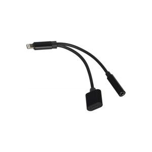 Adattatore Multiplexer per caricabatterie con convertitore per cuffie compatibile con iPhone Jh-016