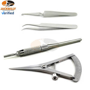 Ensemble d'écarteurs ophtalmiques personnalisés JACKBILLY Kit d'instruments de micro-chirurgie des yeux en acier inoxydable Outils pour la rétraction des yeux - Product Image 5