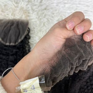 Cabello virgen vietnamita 100% con cierre de encaje HD, peluca larga y recta rizada para mujeres Bla, opciones de estilo específicas - Product Image 3