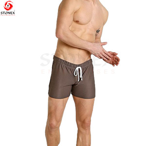 Custom Logo High Quality Men Mesh Short Adjustable Drawstring <b>Elastic</b> Waist Mesh Short for Men's - Product Image 6