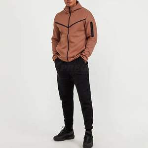 Survêtement de sport à capuche respirant de haute qualité pour hommes, personnalisable, prêt à expédier, collection printemps, vente en gros - Product Image 5