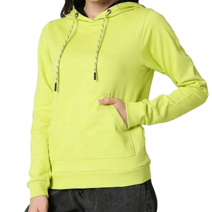 ¡Novedad de 2025! Sudadera con capucha de manga larga para mujer con Top corto transpirable con estampado de logotipo personalizado para invierno - Product Image 4