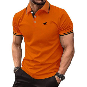 Insignias de Hamza para hombre, Formal para camisa, bolsillo bordado de alta calidad, manga corta, ajuste Regular, mezcla de Spandex antiarrugas impresa - Product Image 6