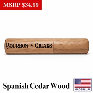 Humidor de Viaje de Madera de Lujo para Cigarros, Resistente a la Humedad, Portátil, con Caja de Regalo Personalizada con Logotipo para Bourbon y Cigarros - Product Image 1