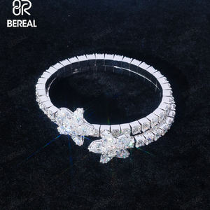 IGI Certified Vvs Lab Grown Diamond Tennis <b>Chain</b> Bracelet Factory Outlet White Gold 925 <b>Silver</b> Tennis <b>Chain</b> Fine <b>Women</b> Jewelry - Product Image 2