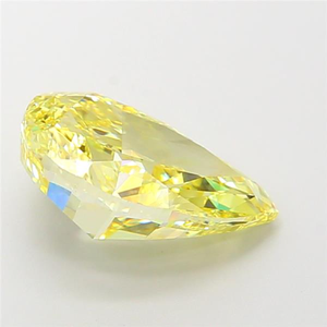 Diamant de laboratoire jaune de forme poire à l'aspect naturel pour les bijoutiers de boutiques, bijoux de mode exclusifs et accessoires haut de gamme - Product Image 4
