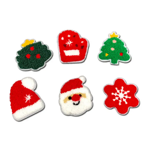 New Fashion Snowflake Patch Custom Christmas <b>Large</b> Glitter Sequin Chenille <b>Towel</b> Embroidery Iron on Patches on Best Prices - Product Image 1