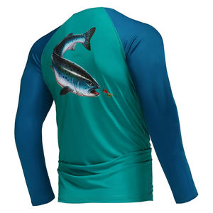 Vente chaude hommes pêche Performance chemise nouveau Design adultes tailles respirant taux de gros sur mesure hommes pêche chemise - Product Image 2