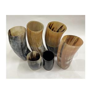 Viking corne verre naturel fait à la main articles à boire corne tasse produit de haute qualité et haute commercialisation grossiste et fabrication - Product Image 2