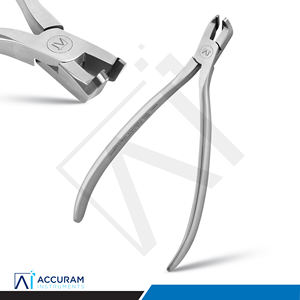 Alicates de Ortodoncia para Alambre de Arco, Corte Distal Pesado, Cabeza Mini, Mango Largo con Agarre de Seguridad, Acero Inoxidable, Instrumentos Dentales - Product Image 3